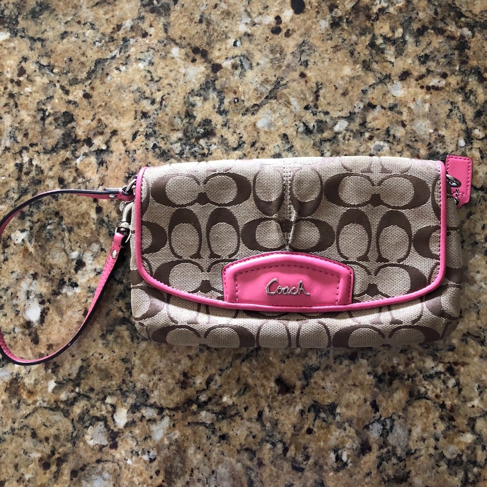 Coach wallet wristlet